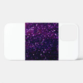 Glitter  licht achtergrond paars en zwart Case-Mate iPhone case (Achterkant (horizontaal))
