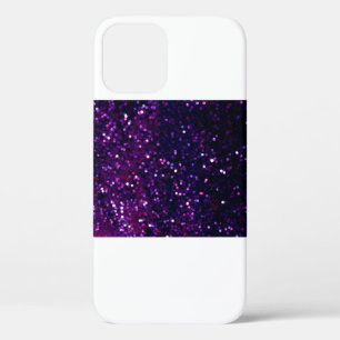 Glitter licht achtergrond paars en zwart Case-Mate iPhone case
