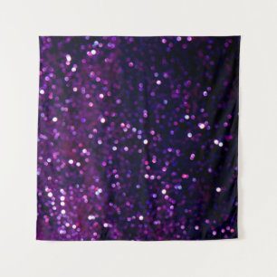 Glitter licht achtergrond paars en zwart wandkleed