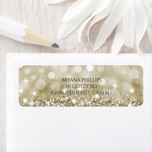 Glitter & Lichten Glamor Chic Golden Glam Etiket (Insitu)