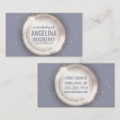 Glitter Light Circle Shimmering Star Paars Card Visitekaartje (Voorkant / Achterkant)