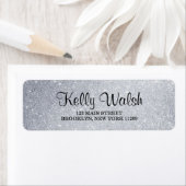 Glitter Lights Sweet 16 retouradreslabels Etiket (Insitu)