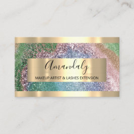 Glitter Lijst Event Planner Beauty Studio SPA Visitekaartje