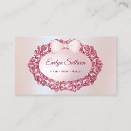 Glitter  lijst faux folie visitekaartje