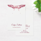 Glitter lijst roze boog oorbel display kaart (Bureau)