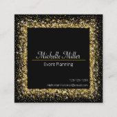 Glitter Lijst - Vierkant Visitekaartje (Voorkant)