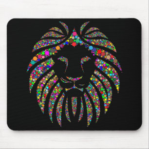 Glitter Lion Wilde Dier Muismat