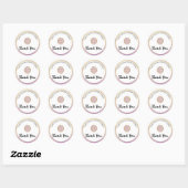 Glitter Lipgloss Zakelijk Logo Ronde Sticker (Vel)
