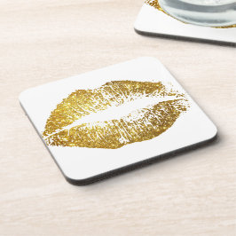 Glitter Lips 2 Drankjes Onderzetter