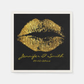 Glitter Lips 2 Servetten (Voorkant)