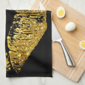 Glitter Lips 2 Theedoek (Quarter Fold)