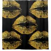 Glitter Lips 3 Douchegordijn (Voorkant)