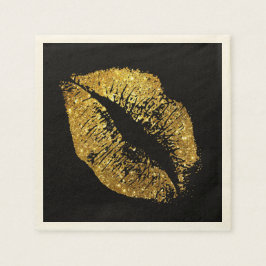Glitter Lips 3 Servetten