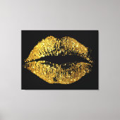 Glitter Lips Canvas Afdruk (Voorkant)