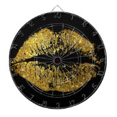 Glitter Lips Dartbord (Voorkant)