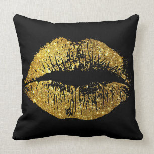 Glitter Lips Kussen