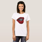 GLITTER LIPS T-SHIRT (Voorkant volledig)