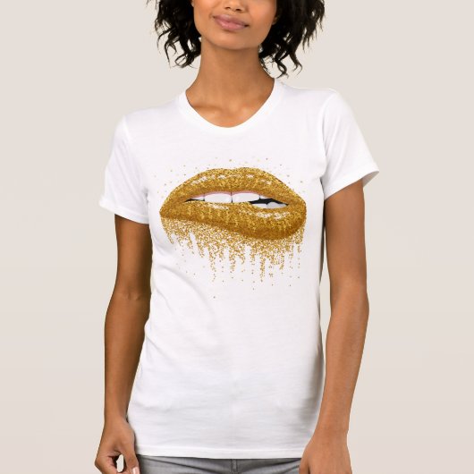 Glitter Lips T-shirt (Voorkant)