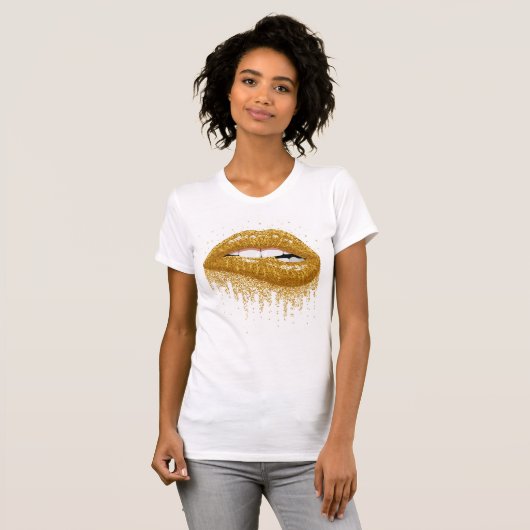Glitter Lips T-shirt (Voorkant volledig)
