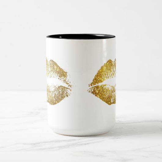 Glitter Lips Tweekleurige Koffiemok (Center)