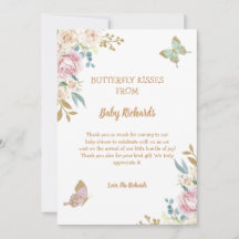 Glitter Little Butterfly Roos Baby shower