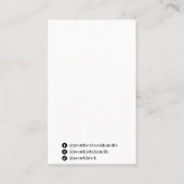 Glitter Logo Earning Cards Visitekaartje (Achterkant)