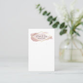 Glitter Logo Earning Cards Visitekaartje (Staand voorkant)