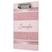 Glitter Look Roos Gouden Kleur Kalligrafie Script Klembord (Links)