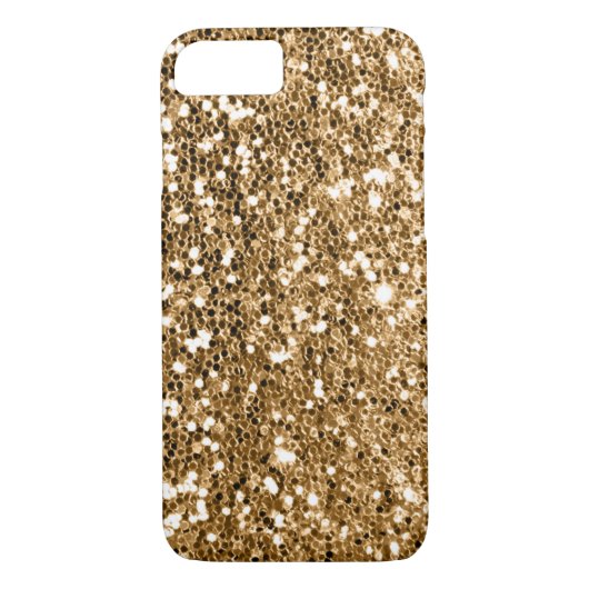 Glitter look Solid Gold Sparkle Case-Mate iPhone Case (Achterkant)