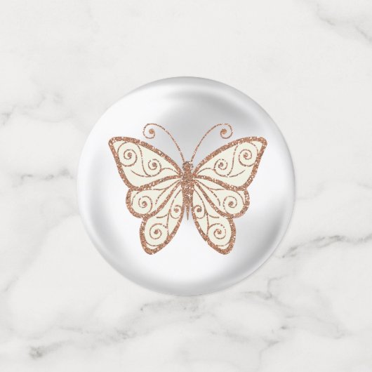 Glitter Look Vlinders Confetti (Kleine voorkant)