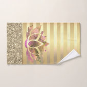Glitter Lotus Bad Handdoek (Handdoek)