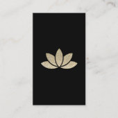 Glitter Lotus Flower Visitekaartje (Voorkant)