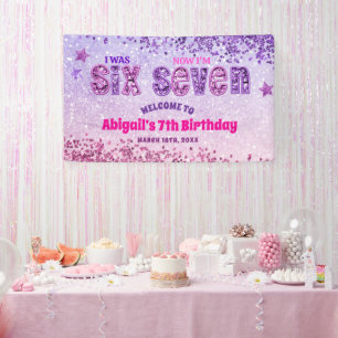 Glitter Lovertjes 67 Verjaardagsfeest Welkom Bord Spandoek