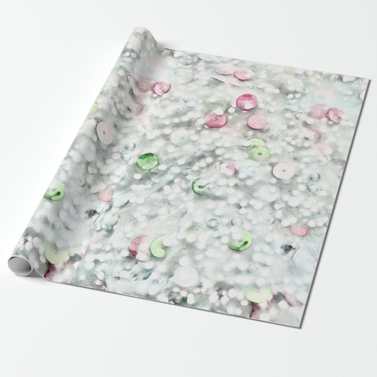 Glitter & Lovertjes Inpakpapier (Uitgerold)