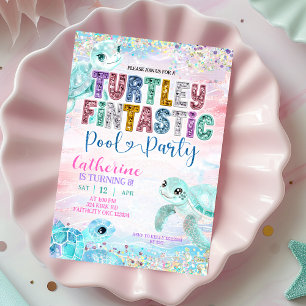 Glitter Lovertjes Zee Schildpad Fintastische Verja Kaart