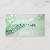 Glitter Loyalty 10 Nails Lashes Beauty Visitekaartje (Voorkant)