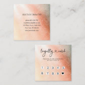 Glitter Loyalty 10 Nails Lashes Visitekaartje (Voorkant / Achterkant)