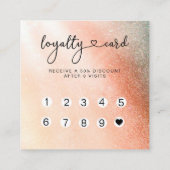 Glitter Loyalty 10 Nails Lashes Visitekaartje (Achterkant)