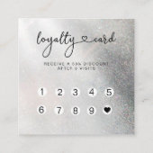 Glitter Loyalty 10 Nails Lashes Visitekaartje (Achterkant)