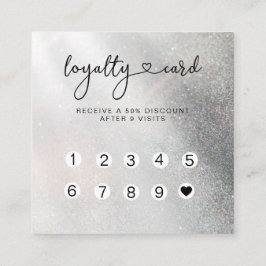 Glitter Loyalty 10 Nails Lashes Visitekaartje