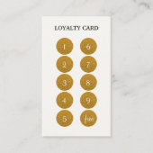 Glitter Loyalty Punch Visitekaartje (Voorkant)