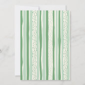 Glitter Lucky Seven St Patrick Birthday Kaart (Achterkant)