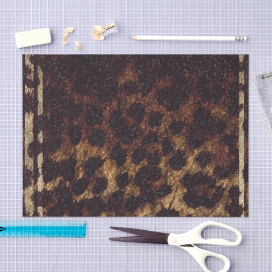 Glitter Luipaard Jachtluipaard Dierenprint Wild Ex Tissuepapier (Craft)