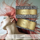 Glitter Luminous Stars Initialen Visitekaartje