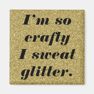 Glitter magnet