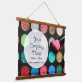 Glitter make-up palet hangend wandkleed (Gebogen)