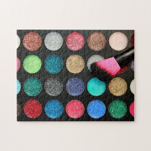 Glitter make-up palet legpuzzel (Horizontaal)