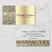 Glitter Makeup Artist Hair Salon Visitekaartje (Voorkant / Achterkant)