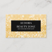 Glitter Makeup Artist Visitekaartje (Voorkant)