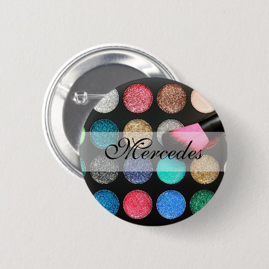 Glitter Makeup Button (Voorkant /achterkant)